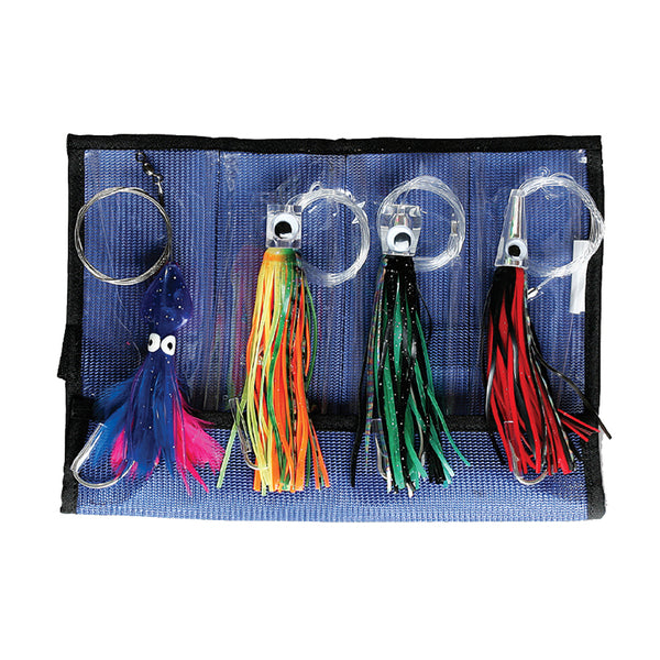 A Williamson Master Kit of fishing lures in a pouch.