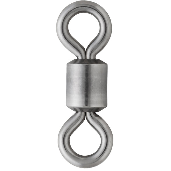 A VMC SSRS Stainless Steel Rolling Swivel #1VP - 410lb Test *50-Pack on a white background.