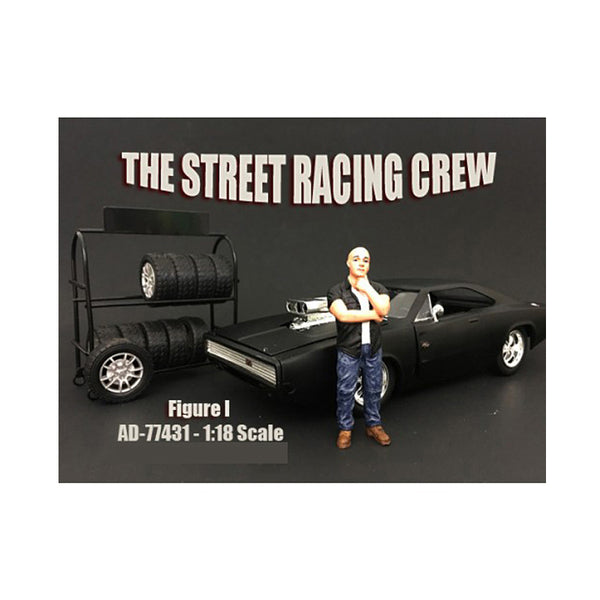 The Street Racing Crew Figure I For 1:18 Scale Models by American Diorama - figure 1.