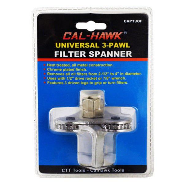 Cal-shk Universal 3-Pawl Filter Spanner.