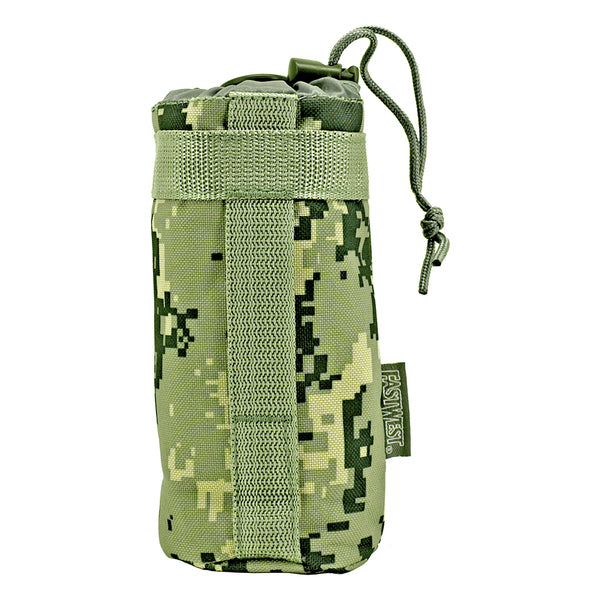 A Tactical Water Bottle Holder - Digital Camo on a white background.