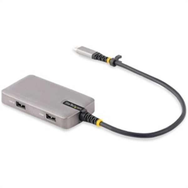 4K60Hz StarTech.com USB-C Multiport Adapter, 3-Port USB Hub, 100W Power Delivery Pass-Through, Certified Works with Chromebook
