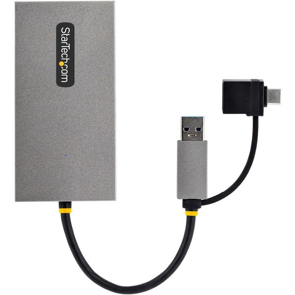 A StarTech.com USB to Dual HDMI Adapter with two usb ports.