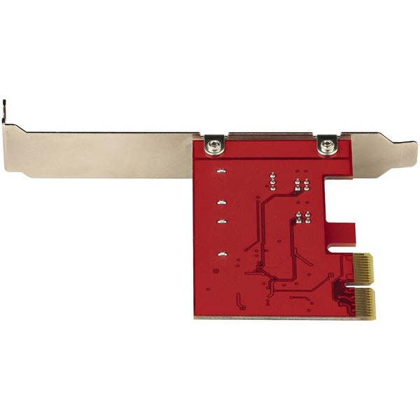 A StarTech.com SATA PCIe Card, 2 Port PCIe SATA Expansion Card, 6Gbps SATA, PCI Express to SATA Adapter, SATA RAID, PCIe to SATA Converter providing SATA III and RAID capabilities.