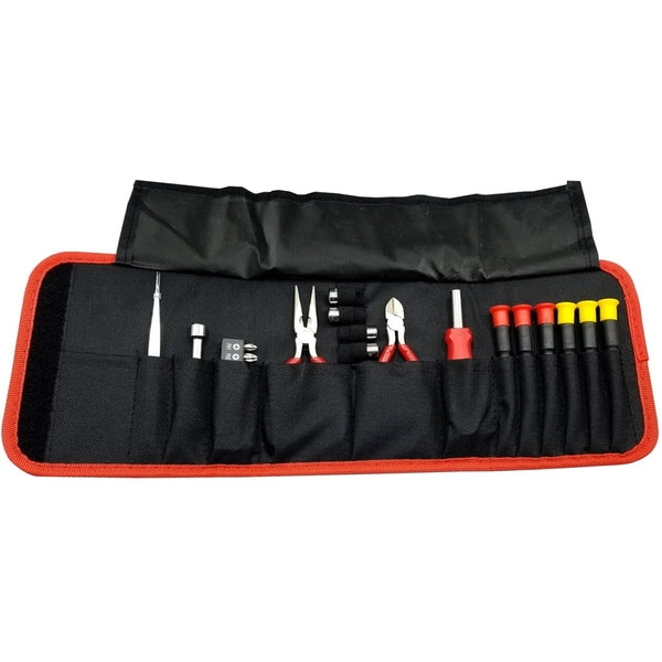 A VisionTek PC Toolkit 26 Piece with pliers, screwdrivers and wrenches.