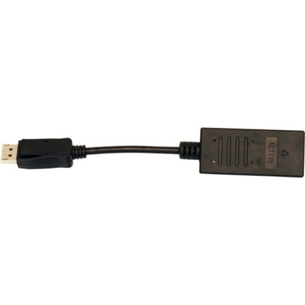 An active VisionTek DisplayPort to HDMI 4K Active Adapter (M/F) on a white background.