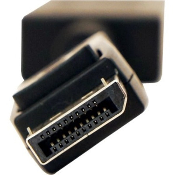 An active VisionTek DisplayPort to HDMI 4K Active Adapter (M/F) on a white background.