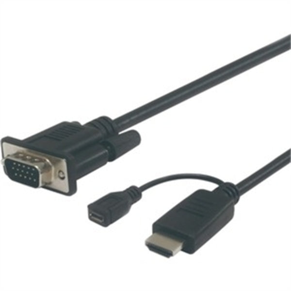 A VisionTek HDMI to VGA 2M Active Cable (M/M) adapter cable.