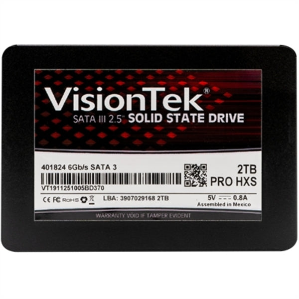 Visiontek VisionTek PRO HXS 2 TB Solid State Drive - 2.5" Internal - SATA (SATA/600) 240gb VisionTek PRO HXS 2 TB Solid State Drive - 2.5" Internal - SATA (SATA/600) VisionTek PRO HXS 2 TB Solid State Drive - 2.5" Internal - SATA (SATA/600) VisionTek PRO HXS 2 TB Solid State Drive - 2.5" Internal - SATA (SATA/600).