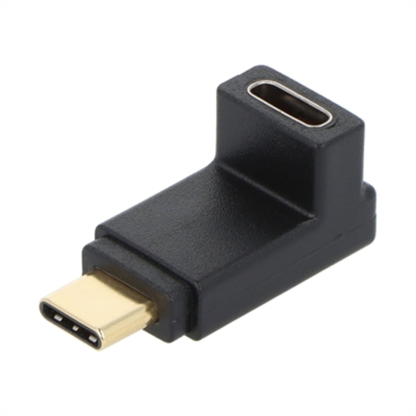 A black and gold VisionTek USB-C Data Transfer Adapter.