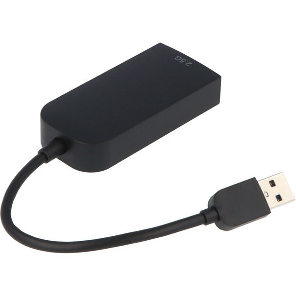 A VisionTek USB-A 3.0 to 2.5Gb Ethernet HDMI to USB adapter on a white background.