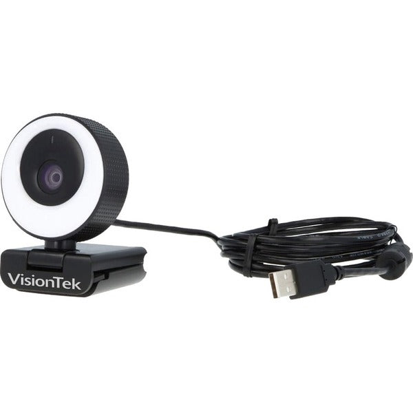A VisionTek VTWC40 Webcam - 2 Megapixel - 60 fps - USB 2.0 with the word visiontek on it.