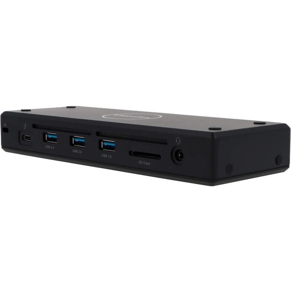 A VisionTek Dual Display 4K Thunderbolt 4 Docking Station with 80W Power Delivery on a white background.
