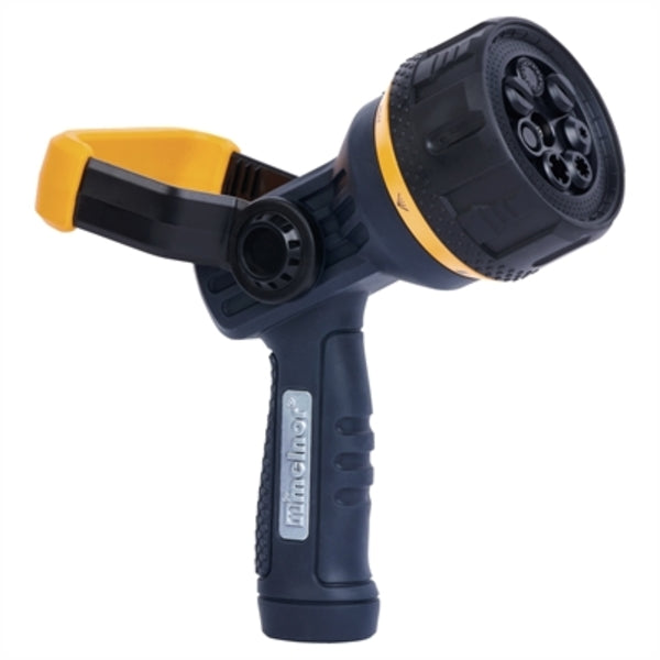 A black and yellow Torrent 7 Pattern Nozzle with a yellow handle.