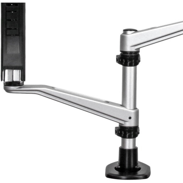 Two StarTech.com Desk Mount Dual Monitor Arms on a white background.