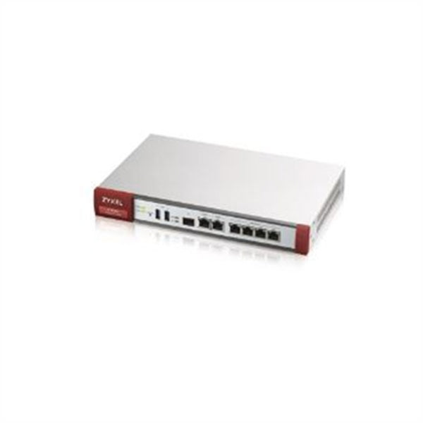 A ZYXEL ZyWALL ATP200 Network Security/Firewall Appliance with two ports on it.