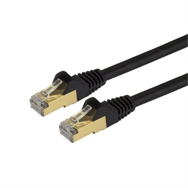 A pair of StarTech.com 7ft CAT6a Ethernet cables on a white background.