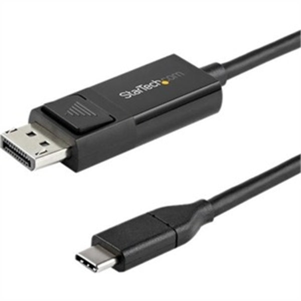 A StarTech.com 3ft (1m) USB C to DisplayPort 1.2 Cable 4K 60Hz - Reversible DP to USB-C / USB-C to DP Video Adapter Monitor Cable HBR2/HDR