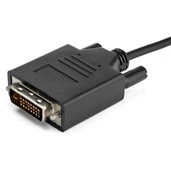 A StarTech.com 3.3 ft / 1 m USB-C to DVI Cable - USB Type-C Video Adapter Cable - 1920 x 1200 - Black.