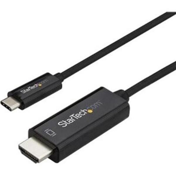 StarTech.com 6ft (2m) USB C to HDMI Cable - 4K 60Hz USB Type C DP Alt Mode to HDMI 2.0 Video Display Adapter Cable - Works w/Thunderbolt 3.