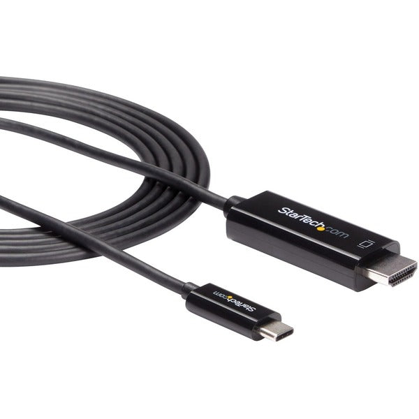 StarTech.com 6ft (2m) USB C to HDMI Cable - 4K 60Hz USB Type C DP Alt Mode to HDMI 2.0 Video Display Adapter Cable - Works w/Thunderbolt 3.