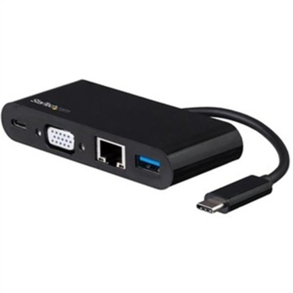 StarTech.com USB C Multiport Adapter - Mini USB-C Dock with VGA video connectivity.