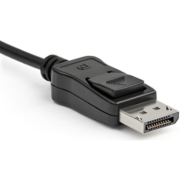 A StarTech.com DisplayPort to HDMI Adapter, 4K 60Hz Active DP 1.4 to HDMI 2.0 Video Converter for Monitor/Display, Latching DP Connector.