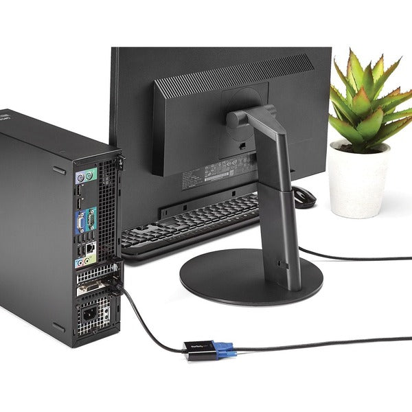 Startech.com DisplayPort to VGA Adapter, Active DP to VGA Converter, 1080p Video, DP to VGA Adapter Dongle (Digital to Analog), DP 1.2.