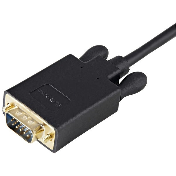 A StarTech.com 3ft (1m) DisplayPort to VGA Cable, Active DisplayPort to VGA Adapter Cable, 1080p Video, DP to VGA Monitor Converter Cable.