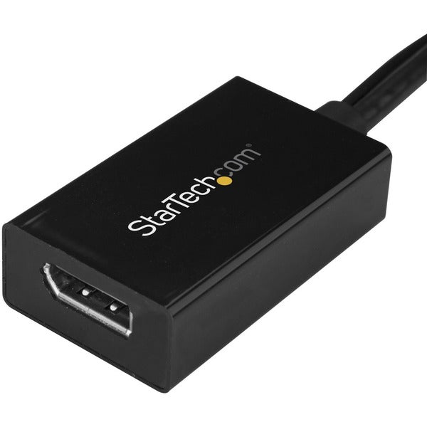 A StarTech.com DVI to DisplayPort Adapter with USB Power - DVI-D to DP Video Adapter - DVI to DisplayPort Converter - 1920 x 1200.