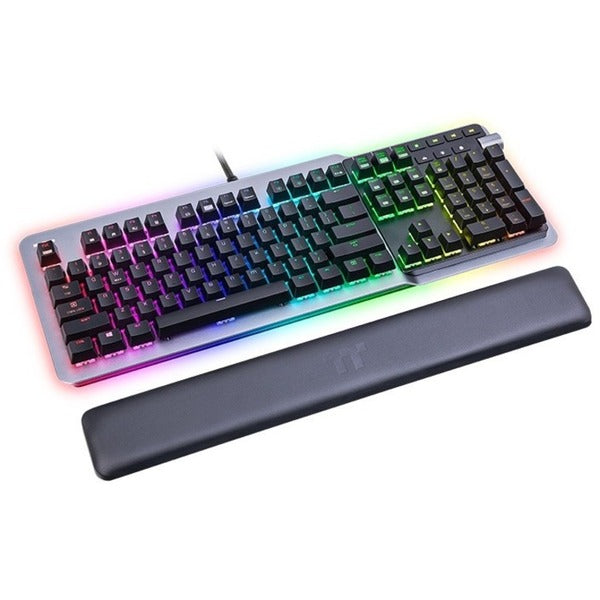 A Thermaltake ARGENT K5 RGB Gaming Keyboard with mechanical keyswitches.