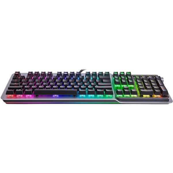 A Thermaltake ARGENT K5 RGB Gaming Keyboard with mechanical keyswitches.