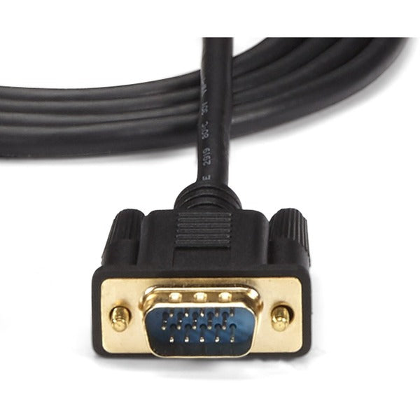 A StarTech.com HDMI to VGA Cable - 6 ft / 2m - 1080p - 1920 x 1200 - Active HDMI Cable - Monitor Cable - Computer Cable.