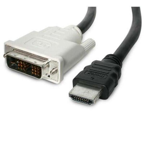 A StarTech.com 10 ft HDMI to DVI-D Cable - M/M on a white background.