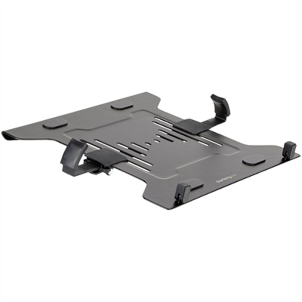 A StarTech.com VESA Laptop Tray for a laptop on a white background.