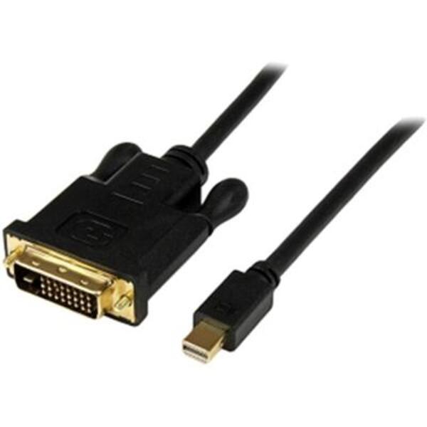 A StarTech.com 3ft Mini DisplayPort to DVI Cable, Mini DP to DVI-D Adapter/Converter Cable, 1080p Video, mDP 1.2 to DVI Monitor/Display.