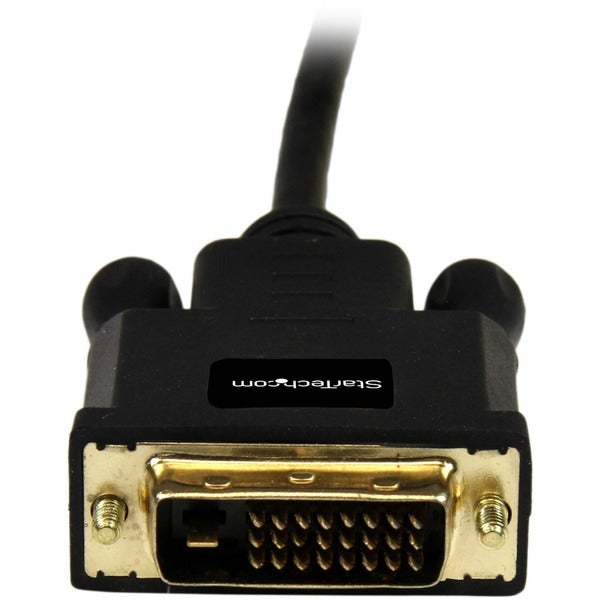 A StarTech.com 3ft Mini DisplayPort to DVI Cable, Mini DP to DVI-D Adapter/Converter Cable, 1080p Video, mDP 1.2 to DVI Monitor/Display.
