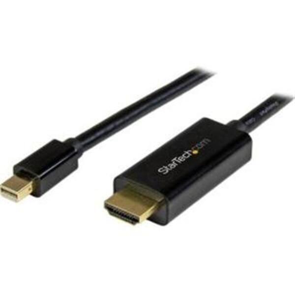StarTech.com 10ft (3m) Mini DisplayPort to HDMI Cable, 4K 30Hz Video, Mini DP to HDMI Adapter/Converter Cable, mDP to HDMI Monitor/Display.