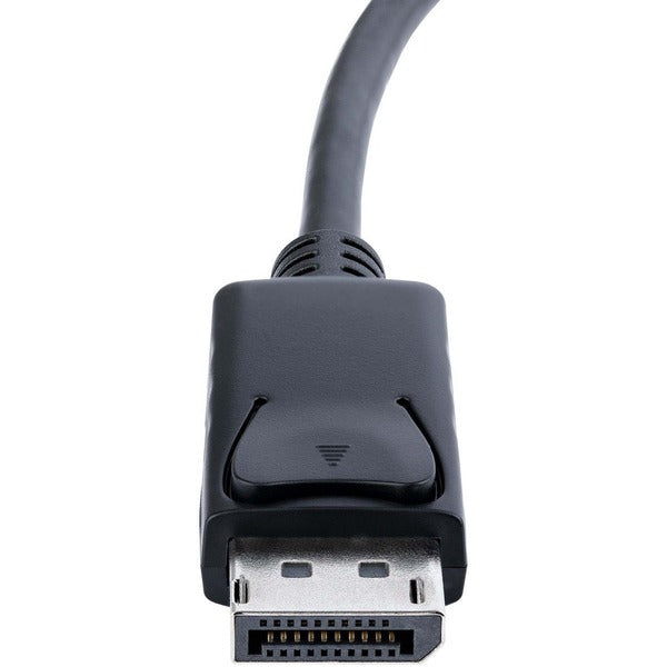 StarTech.com DP to Dual HDMI MST HUB, Dual HDMI 4K 60Hz, 2 Port DisplayPort Multi Monitor Adapter with 1ft/30cm Cable, DP 1.4 | DSC | HBR3 logo on a white background.