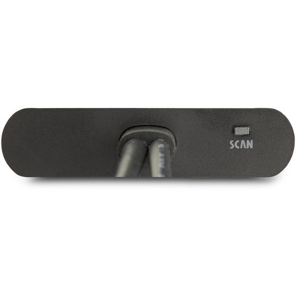 A black StarTech.com 2-Port Multi Monitor Adapter, DisplayPort 1.2 MST Hub, Dual 4K 30Hz, Video Splitter for Extended Desktop Mode, Windows Only on a white background.