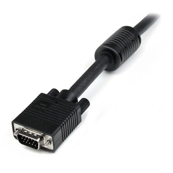 A pair of StarTech.com StarTech.com High-Resolution Coaxial SVGA - VGA Monitor cables on a white background.