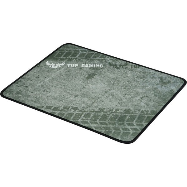 A grey TUF Gaming P3 Mousepad with Anti-fray Stitching with the word 'fut gaming' on it.
