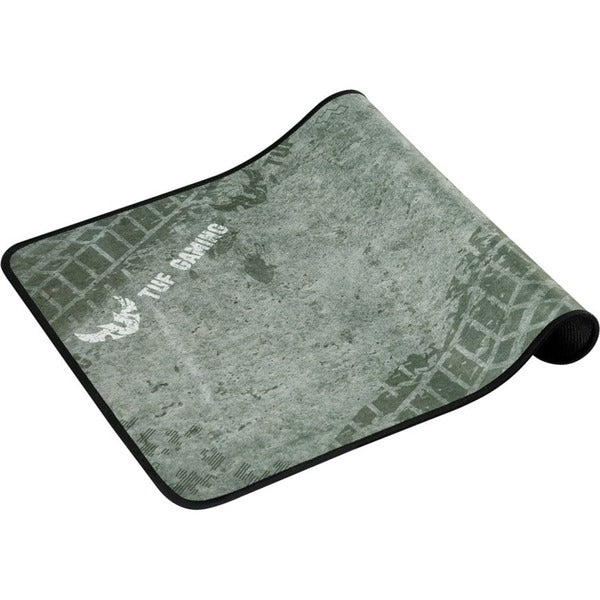 A grey TUF Gaming P3 Mousepad with Anti-fray Stitching with the word 'fut gaming' on it.
