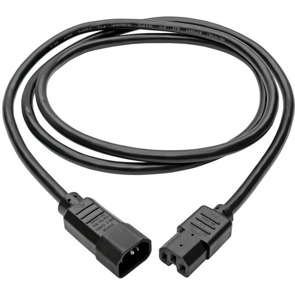 Tripp Lite 6ft Computer Power Cord Cable C14 to C15 Heavy Duty 16A 14AWG 6'