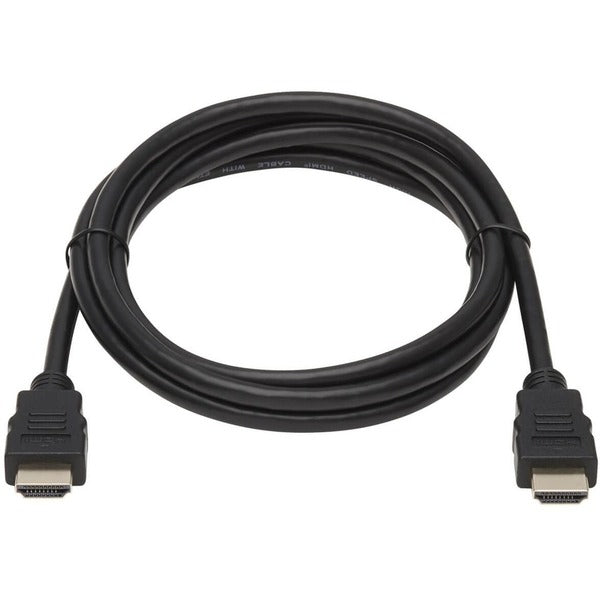 A pair of Tripp Lite 6ft High Speed HDMI Cables with Ethernet Digital Video / Audio UHD 4K x 2K M/M 6' on a white background.