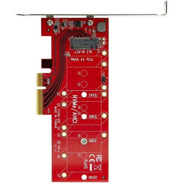 A StarTech.com x4 PCI Express to M.2 PCIe SSD Adapter - M.2 NGFF SSD (NVMe or AHCI) Adapter Card pci - x1 pci - x2 pci - x3.