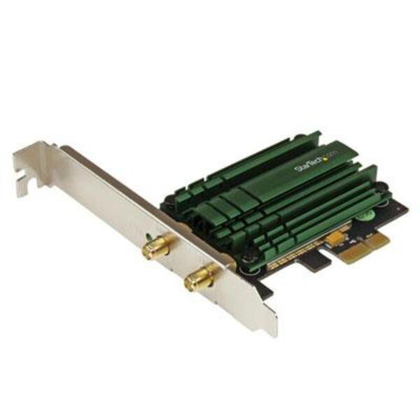 A StarTech.com PCI Express AC1200 Dual Band Wireless-AC Network Adapter - PCIe 802.11ac WiFi Card pci express x1 pci express x1 pci express x1 pci.