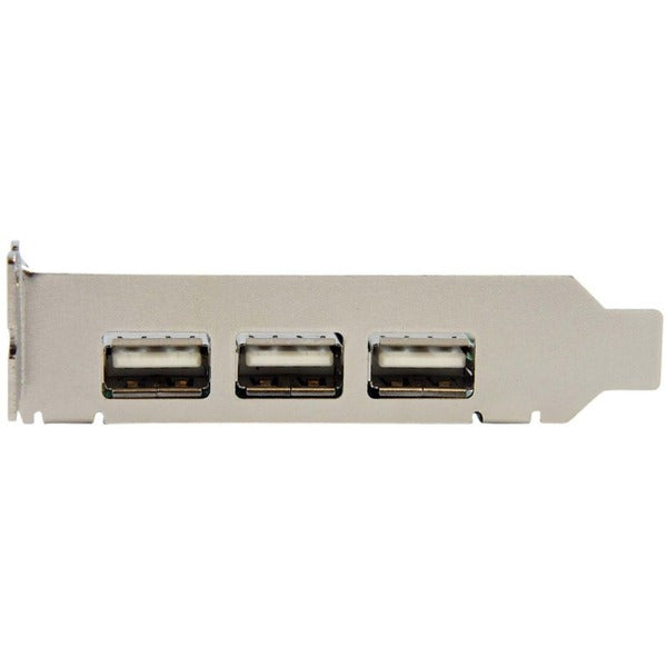 A StarTech.com 4-port PCI Express LP USB Adapter Card.