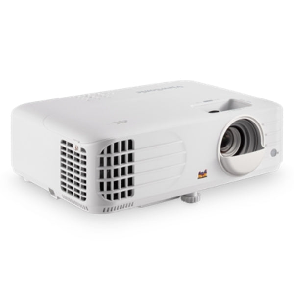A ViewSonic PX701-4K DLP Projector on a white background.