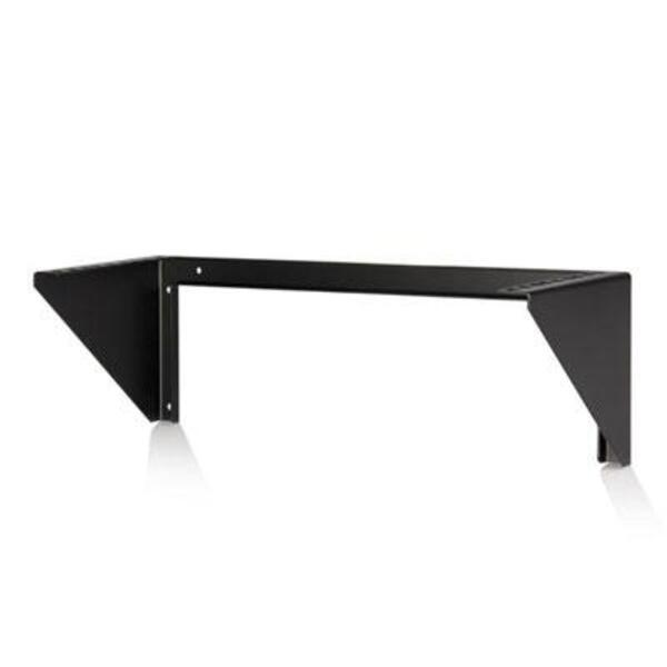 A StarTech.com 3U 19in Steel Vertical Wall Mount Equipment Rack Bracket on a white background.